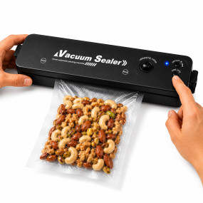 Vacuum Sealer Machine for Food Protect Portable Air Sealing Machine with Dual Modes & 10 Vacuum Bags