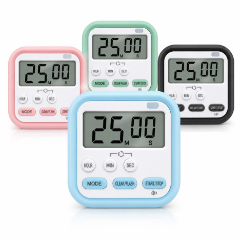 Digital Kitchen Timer with Large LCD Display, Magnetic Countdown Timer, Count Up & Count Down Clock