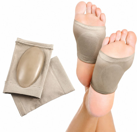 Arch Support Sleeve with Gel Cushion Pad for Plantar Fasciitis, Heel Pain Relief Support for Women