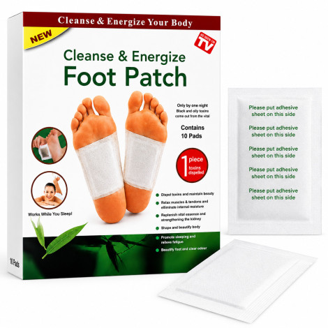 Natural Foot Patch for Overnight Foot Care, Vinegar Foot Patches with Herbal Extracts