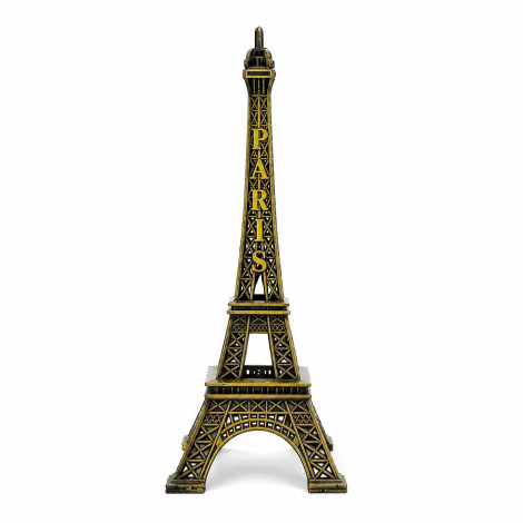 Metal Eiffel Tower Replica Showpiece Antique Paris Tower Figurine for Home Decor 18 Cm
