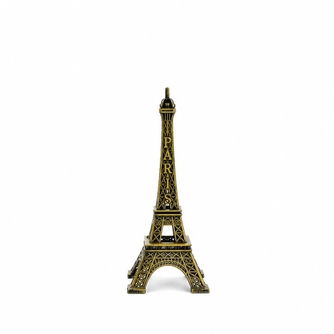 Metal Eiffel Tower Replica Showpiece Antique Paris Tower Figurine for Home Decor 15 CM