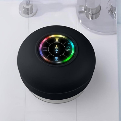 Portable Mini Bluetooth 5.3 Speaker with RGB Lights - Wireless Rechargeable Pocket Size Audio Player