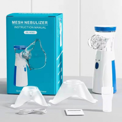 Portable Mesh Nebulizer for Adults and Kids: Handheld Silent Personal Vaporizer Machine