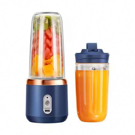 Portable Blender USB Rechargeable Smoothie Mini Personal Juicer 6 Blades  With 1500 Mah Battery