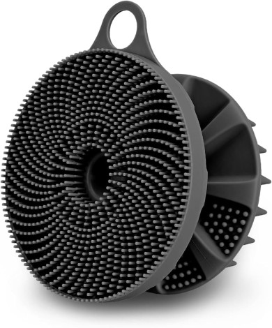 2-In-1 Silicone Scrubber the Ultimate Hygienic Solution for Skin and Scalp Health This Dual-Sided