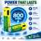 Rechargeable AAA Batteries 1.5V, 800mWh Li-ion USB Type-C Direct Fast Charging Battery
