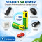 Rechargeable AAA Batteries 1.5V, 800mWh Li-ion USB Type-C Direct Fast Charging Battery