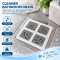 Floor Drain Hair Catcher Sticker Waterproof Self-Adhesive Mesh Filter for Bathroom, Shower (1 Piece)