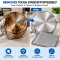 Multi-Purpose Wire Dishwashing Scrub Pad Heavy Duty Stainless Steel Mesh Cleaning Cloth for Kitchen