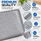 Multi-Purpose Wire Dishwashing Scrub Pad Heavy Duty Stainless Steel Mesh Cleaning Cloth for Kitchen