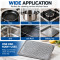 Multi-Purpose Wire Dishwashing Scrub Pad Heavy Duty Stainless Steel Mesh Cleaning Cloth for Kitchen
