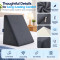 Bed Wedge Pillow for Acid Reflux & Snoring, Ergonomic Support Cushion for Back Support & Pain Relief