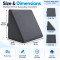 Bed Wedge Pillow for Acid Reflux & Snoring, Ergonomic Support Cushion for Back Support & Pain Relief