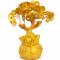 Golden Wealth Tree with Lucky Coins, Prosperity Money Tree Decorative Showpiece for Home & Office