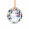 Clear Crystal Suncatcher Hanging Ornament Ball, 40mm Decorative Prism Pendant For Home Decor