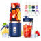 Portable Blender USB Rechargeable Smoothie Mini Personal Juicer 6 Blades  With 1500 Mah Battery
