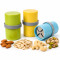 Dry Fruit Slicer and Cutter with 4 Sharp Stainless Steel Blades Manual Badam Pista Kaju Nut Chopper