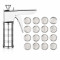 Heavy Duty Stainless Steel Sev Sancha Press with 15 Different Jalis Food Grade Chakli Maker Machine