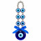 Evil 6 Mini Eyes Hanging Decor for Home, Car & Office Blue Nazar Battu Protection Charm Wall Hanging