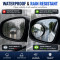 Car Blind Spot Mirror - 360° Adjustable Wide Angle HD Convex Glass Stick-On Rear View (Pack of 2)