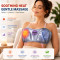 Breast Heating with Massage Function for Women, Rechargeable Warm Therapy Wrap With Adjustable Belt