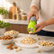 Dry Fruit Slicer and Cutter with 4 Sharp Stainless Steel Blades Manual Badam Pista Kaju Nut Chopper