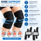 Self-Heating Tourmaline Knee Support Brace for Pain Relief – Breathable Orthopedic Knee Cap Strap