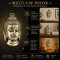 Buddha Face Wall Hanging Spiritual Buddha Head Statue for Home Decor Room & Office Positive Energy