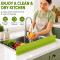 Silicone Sink Water Splash Guard Heavy Duty Backsplash Protection Barrier for Kitchen Sink