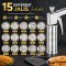 Heavy Duty Stainless Steel Sev Sancha Press with 15 Different Jalis Food Grade Chakli Maker Machine
