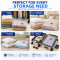 6 Pcs Vacuum Storage Bags Combo Set with Hand Pump | 5 Compression Bags (1 Large, 2 Medium, 2 Small)