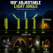 Mini Camping Work Light with Magnetic Base 180° Foldable Inspection Torch with 5 Modes (Multicolour)