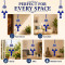 Turkish Evil Eye Wind Chime Wall Hanging with 3 Metal Bells & Tassel Nazar Suraksha Feng Shui