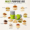 Dry Fruit Slicer and Cutter with 4 Sharp Stainless Steel Blades Manual Badam Pista Kaju Nut Chopper