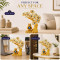 Golden Evil Eye Tree with Owl Figurine Feng Shui Protection Decor & Nazar Battu Showpiece for Home