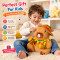 Singing Teddy Bear with Maracas Animated Musical Plush Toy for Toddlers Ultra-Soft & Child-Safe