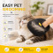 Dual-Sided Pet Grooming Glove. This Versatile Tool Features a Soft Massage Side to Collect Loose.