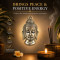 Buddha Face Wall Hanging Spiritual Buddha Head Statue for Home Decor Room & Office Positive Energy