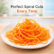 Spiralizer Vegetable Slicer Handheld Vegi Spiral Cutter for Zoodle Heavy Duty Stainless Steel Blades