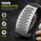 Stainless Steel Garlic Press Rocker, Garlic Crusher Tool with Comfortable Grip Handle for Kitchen
