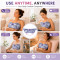 Breast Heating with Massage Function for Women, Rechargeable Warm Therapy Wrap With Adjustable Belt