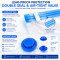6 Pcs Vacuum Storage Bags Combo Set with Hand Pump | 5 Compression Bags (1 Large, 2 Medium, 2 Small)