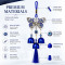 Turkish Evil Eye Butterfly Wind Chime Hanging with 3 Metal Bells & Tassel - Nazar Suraksha Feng Shui