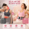 Portable Fascial Ring Massager with Adjustable Belt Rechargeable Smart Deep Tissue Muscle Relaxation