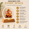Lord Ganesh ji 3D Acrylic Night Lamp with Wooden LED Base Warm White Light For Decor in Home Temple
