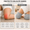 Baby Knee Pads for Crawling Anti Slip Soft Breathable Elastic Cotton Infant Knee Safe (Multicolour)