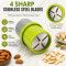 Dry Fruit Slicer and Cutter with 4 Sharp Stainless Steel Blades Manual Badam Pista Kaju Nut Chopper