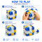3D Ball Rolling Maze Cube. This innovative transparent puzzle challenge invites players to navigate