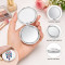 Compact Mirror for Purse Slim Double Sided Pocket Makeup Travel Mirror Women & Girls With 6 Designs